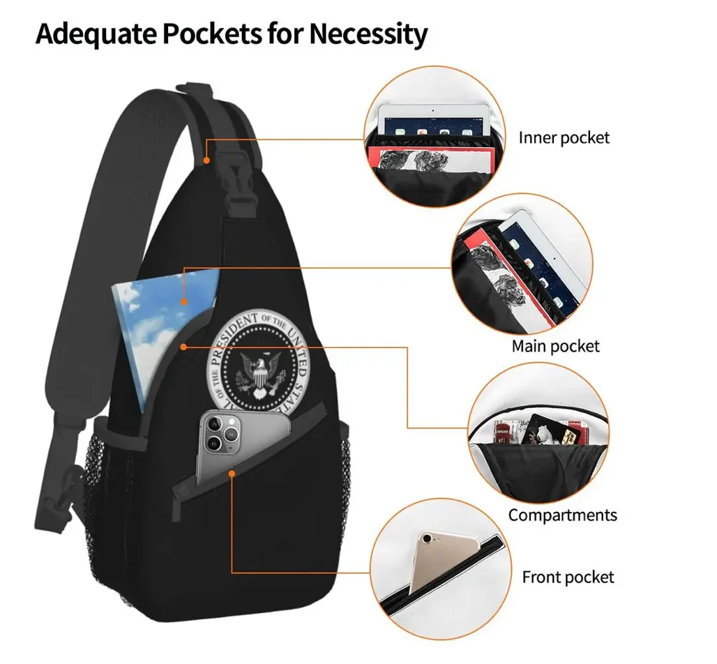 Trump President Seal Sling Bag - Image 5