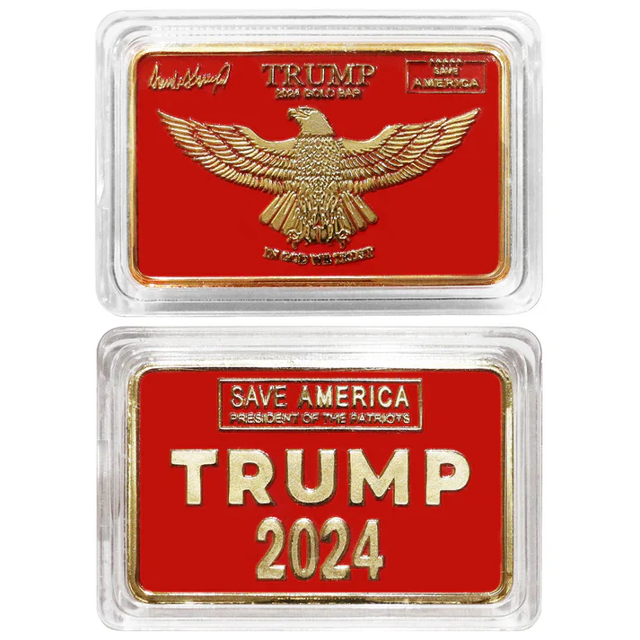 Trump Save America Gold/Red Bar - Image 2